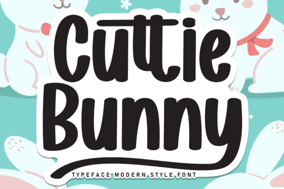 Cuttie Bunny: A Sweet Handwritten Font for Creative Projects