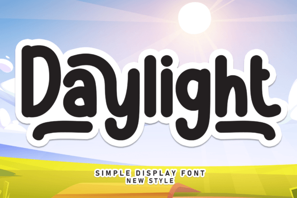 Daylight: A Modern Display Font for Clean, Versatile Design