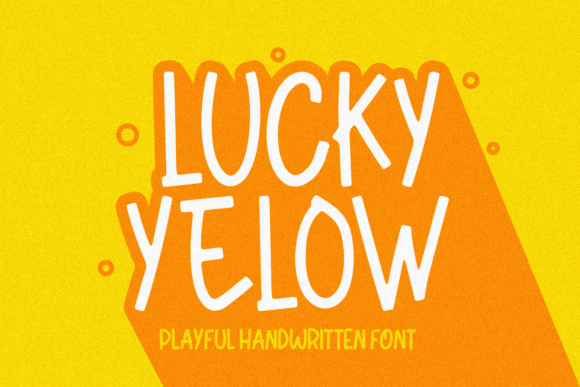 Discover Lucky Yellow: A Handwritten Script Font for Timeless Design