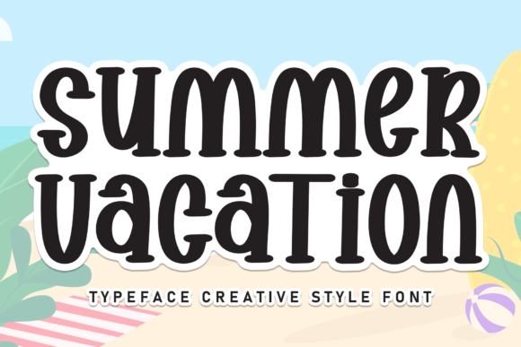 Summer Vacation Font: A Handwritten Typeface for Elegant Design